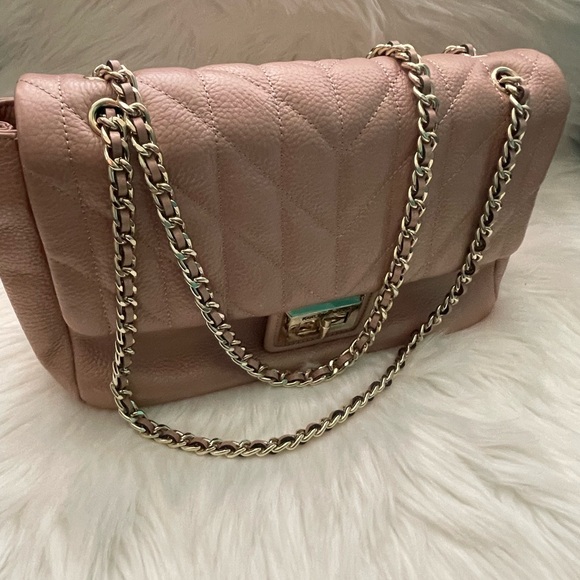 KARL LAGERFELD PARIS
Leather Flap Shoulder Bag - Picture 1 of 14